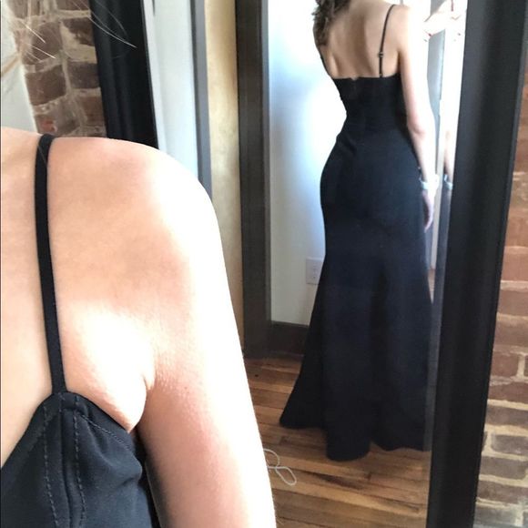 NWT C/MEO black mermaid dress size XS - Picture 5 of 8